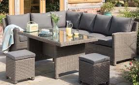 Kettler Palma Corner Right Hand Rattan Outdoor Sofa Set With Glass Table Outdoor Sofa Sets Outdoor Sofa Outdoor Furniture Sets