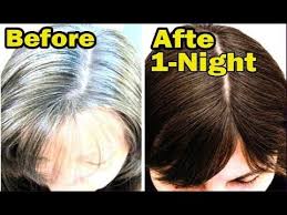 The simple treatment of white hair is, drink a glass of carrot juice on daily morning. Apply It 1 Night White Hair Turn To Jet Black Permanently 100 Working Trust Me Everyday Culture Youtube White Hair Homemade Hair Dye Diy Hair Dye