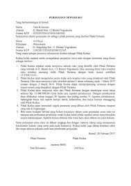 Contoh surat perjanjian sewa rumah yang ringkas. 8 Contoh Surat Perjanjian Sewa Ruko Kios Di Pasar Tempat Usaha Pdf Docx Contoh Surat