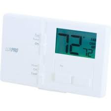 Press the setup button on your thermostat, then select full or partial (full lock will disable all keys except the setup button and s.w reset button, while partial lock will allow other users to adjust the temperature without. Lux Luxpro Digital Non Programmable Thermostat Hd Supply