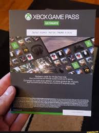 New accounts when you set up an xbox one or xbox 360 console and create a new microsoft account, you're offered the opportunity to sign up for an xbox live free membership. 6 Xbox Game Pass Redeem Code For 14 Day Free Trial Xbox Live Gold And Over 100 High Quality Console And Pc Games Echangez Le Code Pour Obtenir Un Essai Gratuit De 14
