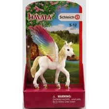 70524) diese fantasievolle figur ermutigt kinder in die magische welt von elfen und mystischen wesen einzutauchen. Spielfigur Geflugeltes Regenbogeneinhorn Fohlen Schleich Bayala 70577
