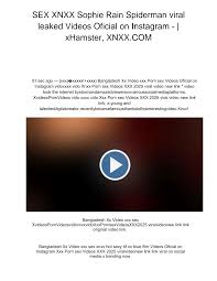 SEX XNXX Sophie Rain Spiderman viral leaked Videos Oficial on Instagram - |  xHamster, XNXX.COM
