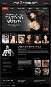 Original, custom, professional web development for a tattoo convention, tattoo artist, tattooist or tattoo shop. Tattoo Design Html Template On Behance