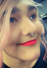 Sisters bonding through piercing! I've pierced Molly before! She referred  her sister to me and they both came in and got pierced together! Felicia  got a super cute new Cartilage Piercing with