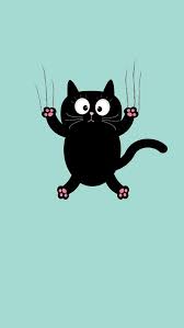 High quality, hd & 4k wallpaper available. Wallpaper Background Lockscreen Iphone Cats Blue Cat Is Black Di 2020 Seni Kucing Seni Doodle Wallpaper Iphone
