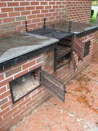 You should add other courses of bricks, until you reach the right height for your needs and tastes. Barbecue Master Outdoor Kitchen 1950s Asadores De Patio Sala Para Jardin Decoracion De Patio