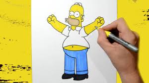 Homer jay simpson is a fictional character who appears in the animated television series the simpsons as the patriarch of the eponymous family. How To Draw Homer Simpson Step By Step Toy Toons Youtube
