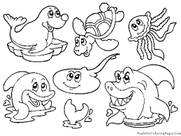 Coloring pages of sea animals. Download Ocean Animals Coloring Pages Free Coloring Pages Animal Coloring Pages Zoo Animal Coloring Pages Ocean Coloring Pages