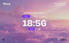 Interface Flocus avec ambiance