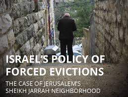 Israel supreme court postpones decision on evictions. Israel S Policy Of Forced Evictions The Case Of Jerusalem S Sheikh Jarrah Neighborhood Nad