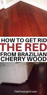 Painting hardwood floors is an innovative way to add punch and dimension to any room in a house. Brazilian Cherry How To Eliminate The Red The Flooring Girl