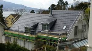 Photovoltaik Energiedach Solteq Quad40 Gerade Verlegung Doppelhaus 010415 72 927 Solardachziegel Dach Bedachung
