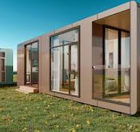 Luxury 1-Bed Container Home: 1 Living Room & Balcony ...