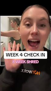 8 Week Shred Progress Update: Week 4 Check-In
