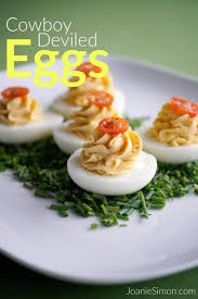 Cowboy Deviled Eggs Joanie Simon Recipe Deviled Eggs Recipe Using Hard Boiled Eggs Deviled Eggs Recipe