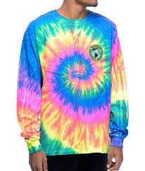 Black And White Tie Dye Long Sleeve Shirt Teenage Madness Multi Tie Dye Long Sleeve T Shirt Zumiez Tie Dye Tie Dye Long Sleeve Tie Dye Shirts