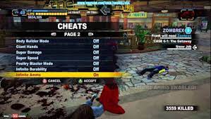 There is a short list going around that is incorrect. Xbox 360 Cheats Dead Rising 2