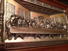 Metal Hi Relief The Last Supper Embossed Huge Framed 29x18in Unique Vintage Amazing Last Supper Metal Art Wall Plaques