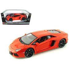 Reventon is very popular with diecast collectors and there is reventon for every collector. 2012 Lamborghini Aventador Lp700 4 Orange 1 18 Diecast Model Car By Bburago Target