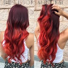 Black And Red Ombre Hair Color Red Hair Color Inspiration Bright Red Hair Hair Inspiration Color Summer Hair Color