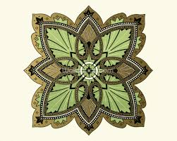 Are you searching for gold floral png images or vector? Ornate Floral Pattern Green Gold Leaf Victorian Design 19th Century Wallsauce Ae