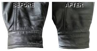 Restore Black Faded Leather Jackets