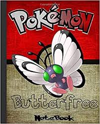 It has four legs, which are a pale blue color. Pokemon Butterfree Notebook ãƒã‚¿ãƒ•ãƒª Kids Journal Diary Pages Lined 1 Page Color 1 Sketch Page 110 Page Blank Lined Journal Amazon De Publishing Pokemon Gift Fremdsprachige Bucher