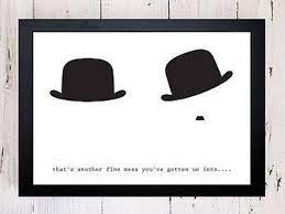 Another Fine Mess Print Laurel And Hardy Print Laurel And Etsy