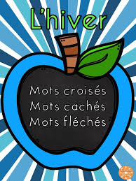 L Hiver Mots Croises Caches Fleches Teaching French Teaching Winter Activities