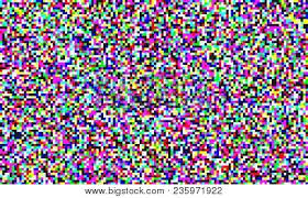 How to repair rainbow effect on tv screen ? Tv Pixel Noise Analog Vector Photo Free Trial Bigstock