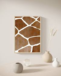 Brown Giraffe Skin Pattern Art Print Earth Tone Abstract Art Etsy In 2021 Pattern Art Art Prints Minimalist Prints