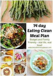 Free Meal Plan For Summer Your Whole Family Will Love It Clean Meal Plan Clean Eating Meal Plan Healthy