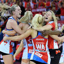 Super netball grand final, live and free, saturday, august 28, from 2.30pm on channel nine and 9now. Swifts Thrash Lightning In Super Netball Grand Final Super Netball The Guardian