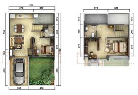 Lingkar warna denah rumah minimalis ukuran 5x12 meter 1. Denah Rumah Ukuran 5x12 2 Lantai Berbagai Ukuran