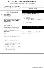 Karnival ict & usahawan muda tarikh: Diploma In Statistics Diploma Statistik Cs111