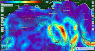 A geography of offshore oil. Gulf Of Mexico Fishing Maps