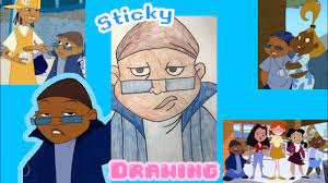 THE PROUD FAMILY SERIES: STICKY WEBB DRAWING - YouTube
