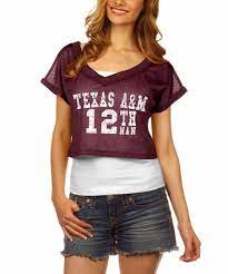 Chicka D Maroon Texas A M Aggies Mesh Crop Top Women Best Price And Reviews Zulily
