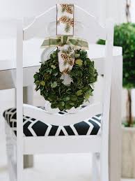 Christmas Chair Back Handmade Christmas Decorations Christmas Decorations Chair Decorations