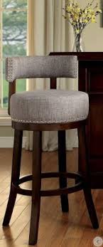 Lynsey Light Gray 24 Bar Stool Set Of 2 From Furniture Of America Coleman Furniture