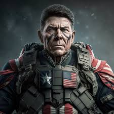 I Finally made a whole Calendar. I prompted Mid Journey to make 12  noteworthy presidents in super battle gear. I slapped them all into a  calendar template, and made a full Calendar.