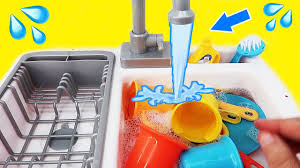 toy sink with running water kitchen