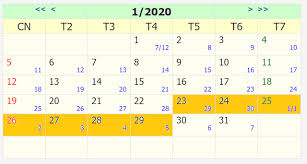 Tránh các ngày xấu (ngày hắc đạo) tương ứng với việc xấu đã gợi ý. Lá»‹ch Nghá»‰ Táº¿t Nguyen Ä'an Canh Ty 2020 Lá»‹ch Nghá»‰ Táº¿t 2021 Táº¿t Nguyen Ä'an Am Lá»‹ch 2021