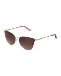 O By Oscar De La Renta Metal Rounded Cat Eye Sunglasses In 2020 Cat Eye Sunglasses Butterfly Sunglasses Metal Sunglasses