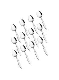 Stainless Dessert Spoon Set 12pc