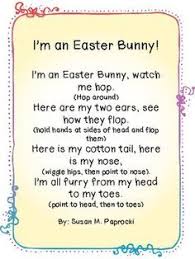 I M An Easter Bunny Poem Easter School Easter Lessons Plans Easter Lessons