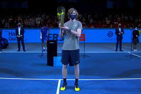 | the only other time djokovic won just three games in a match was against marat safin in the 2005 australian open. Atp Vienna Andrey Rublev Downs Lorenzo Sonego To Overcome Novak Djokovic