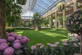 Chrysanthemums In The Longwood Gardens Conservatory Kennett Square Pa In 2020 Longwood Gardens Beautiful Gardens Estate Garden