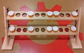 Pill Bottle Storage Rack Pill Bottle Crafts Reuse Pill